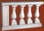 Preview: Balustradengeländer 81cm hoch - Weissbeton